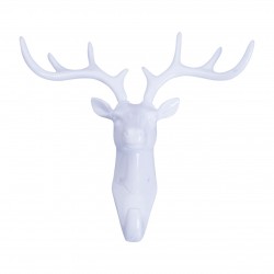 Deer Kopf - Wandhaken - Bügel