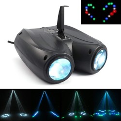 Auto & sound activated - 128 LED RGBW - laser lamp - projectorStage & events lighting