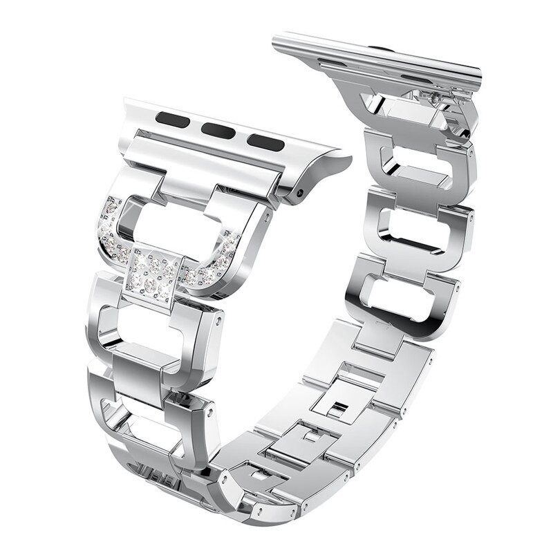 Crystal diamond bracelet - strap for Apple Watch 1-2-3 / 42mm-38mm stainless steel