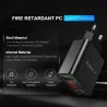 Smart dual USB - Led digital charging adapter for iPhone Samsung Xiaomi - EU plugOpladers
