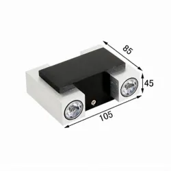 Decorative wall Led lamp 85 - 265V 4WWandlampen