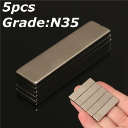 N35 starker Neodymmagnetblock 40 * 10 * 3mm - 5 Stück