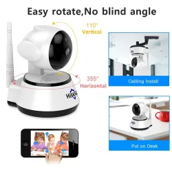 Security IP wireless camera - smart WiFi with 32GB SD cardBeveiligingscamera's