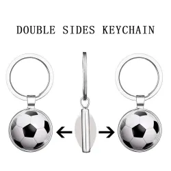 Double sided basket ball - keychainSleutelhangers