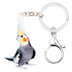 Acrylic parrot - keychainSleutelhangers