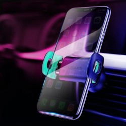 USAMS Auto Telefoon Houder voor iPhoneX 8 7 6 Verstelbare Air Vent Mount Auto Houder 360 Graden RotaAccessoires
