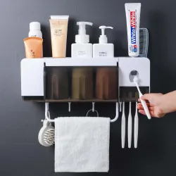 Toothbrush holder toothpaste squeezer dispenser bathroom accessories setsBadkamer & Toilet