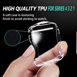 Ultra thin TPU HD protection case for Apple Watch 1-2-3-4-5 - 38mm - 40mm - 42mm - 44mm