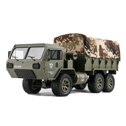 FY004A 1/16 2.4G 6WD RC car - proportional control - US army military truck with 2 batteries - RTR ModelCars