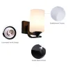 E27 LED Base Wandlamp Enkele en Dubbele Hoofd Retro Nachtkastje Leeslamp Hotel Slaapkamer Gang WandlE27