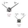 3D decorative wall quartz clock with roman numbersClocks