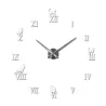 3D decorative wall quartz clock with roman numbersClocks