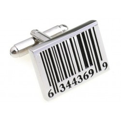 Classic cufflinks with retail barcodeManchetknopen