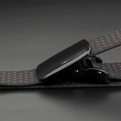 Adjustable nylon belt with automatic buckle