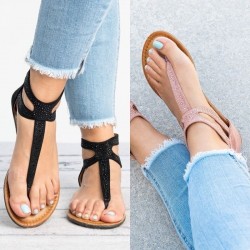 Summer woman diamond zipper sandalsSandalen