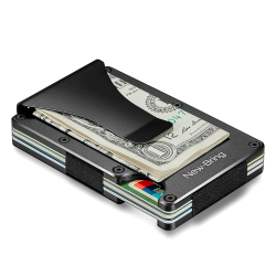 Mini credit card holder - metal wallet
