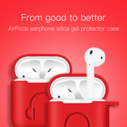 Soft silicone earphone case for Apple airpods