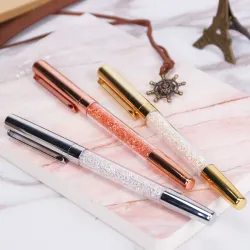 Ballpoint pen with diamond crystalsPennen & Potloden