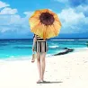 Sunflower design - rain & sun umbrella - foldingOutdoor & Camping