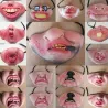 Grappig - eng - latex half gelaatsmasker - HalloweenMaskers