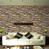 3D brick stone - rustic wallpaper - self-adhesive sticker- removableWall stickers