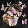 3D butterfly - wall sticker with magnet 12 piecesWall stickers