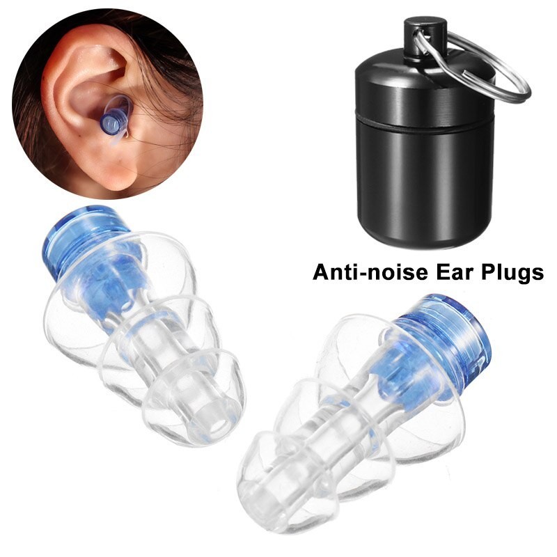 Anti-Rausch Ohrstöpsel - wiederverwendbar - mit Box - Hörschutz - Party Plugs