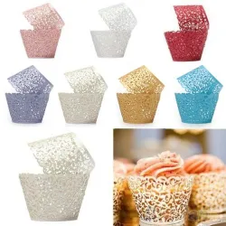 Muffin & cupcake paper wrappers 12 piecesBakvormen