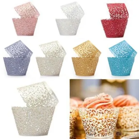 Muffin & cupcake paper wrappers 12 piecesBakvormen