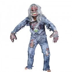 Zombie - Vollkörper Kostüm für Halloween - Set
