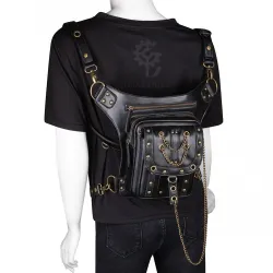 Multifunction waist & leg & shoulder steampunk bag - waterproof - unisexBags