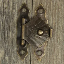Antique hasp latch - decorative furniture protector - 12 piecesFurniture