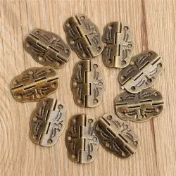 Antique door butt hinges 10 piecesFurniture