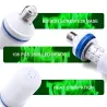 3W 5W 9W - E27 E26 E14 E12 Led 85-265V - bulb with fire effect - greenE27