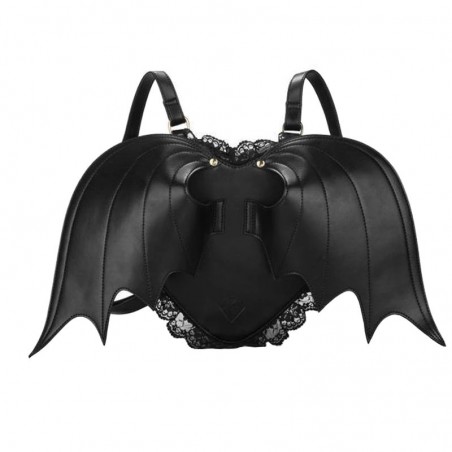 Punk & gothic style - backpack with bat wingsRugzakken
