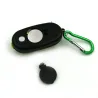 Mini COB LED Zaklamp met 3 standen en karabijnhaakSleutelhangers