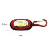 Mini COB LED Zaklamp met 3 standen en karabijnhaakSleutelhangers