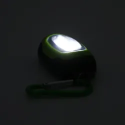 Mini COB LED Zaklamp met 3 standen en karabijnhaakSleutelhangers