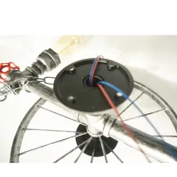 Iron wheel - retro wall lampWandlampen