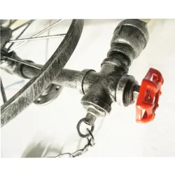Iron wheel - retro wall lampWandlampen