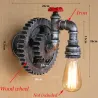 Vintage iron pipe - wall lampWandlampen