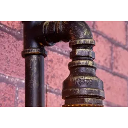 Vintage water pipe - wall lampWandlampen