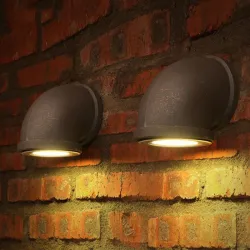 Iron pipe - wall mounted lampWandlampen