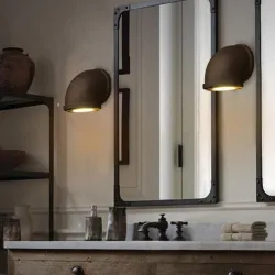 Iron pipe - wall mounted lampWandlampen