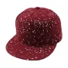 Gestippelde baseballpet snapback - unisexHoeden & Petten