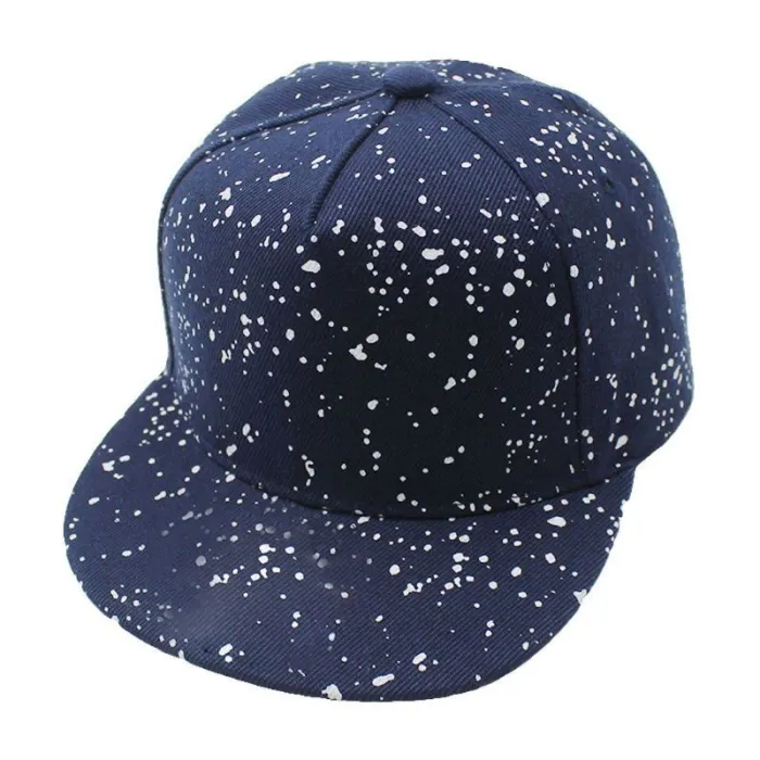 Gestippelde baseballpet snapback - unisexHoeden & Petten
