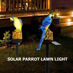 Solar powered LED parrot - garden lightSolar lighting