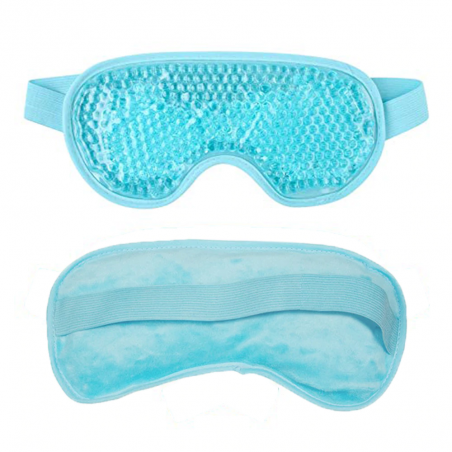 Gel eye mask - for hot & cold therapy - soothing relaxing sleeping mask