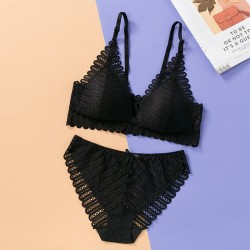 Sexy Spitze bra & panties - nahtlose Unterwäsche - Set