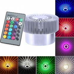 Smart LED 3W - Aluminium Deckenleuchte - Fernbedienung - RGB - dimmbar